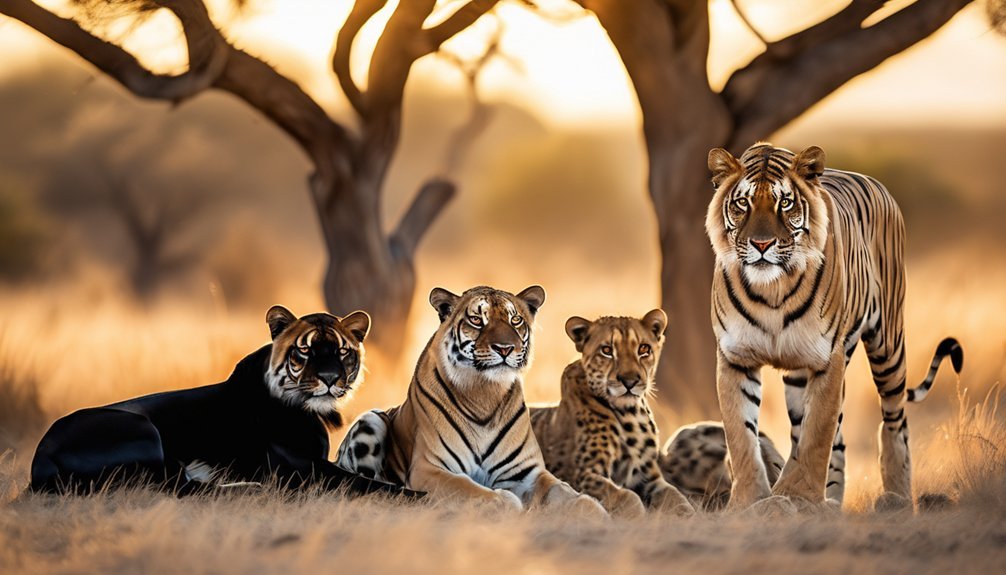stunning majestic feline species
