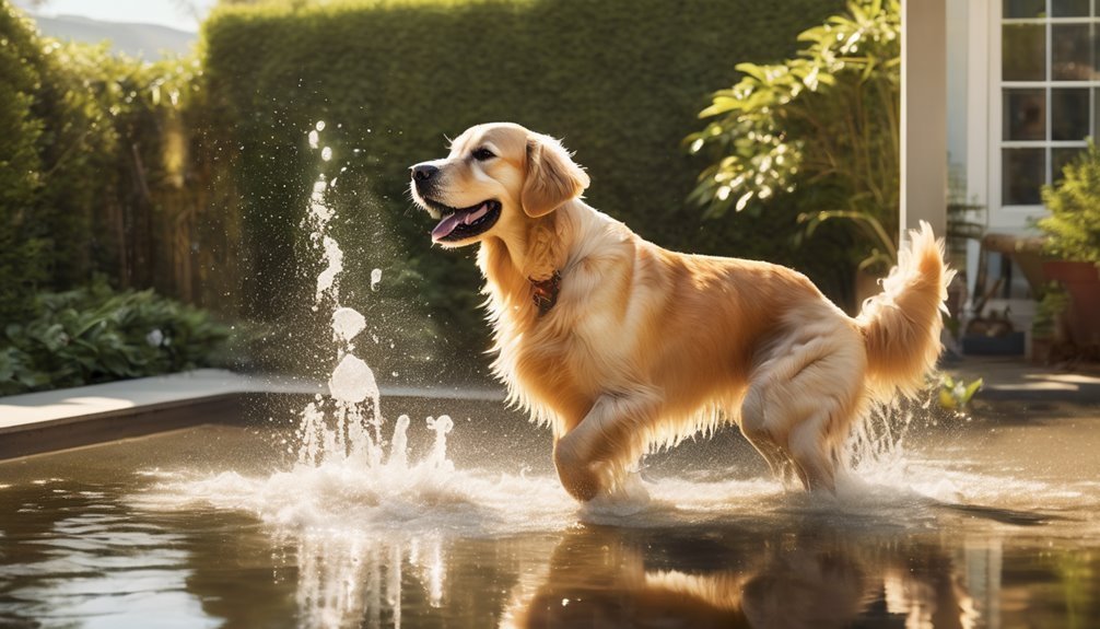 bathe dog as needed