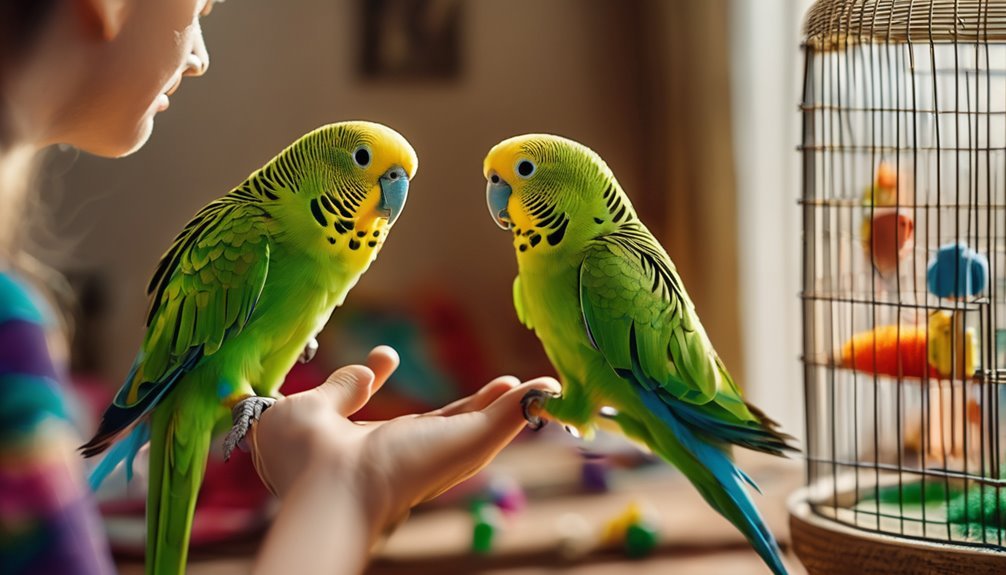 birds joyful caring companions