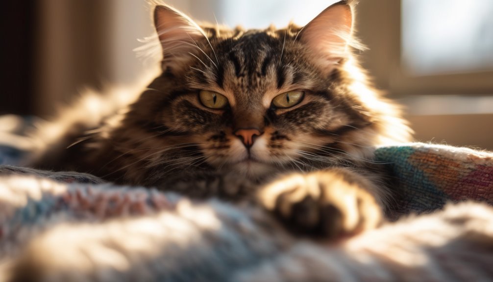 cat comfort and instinct