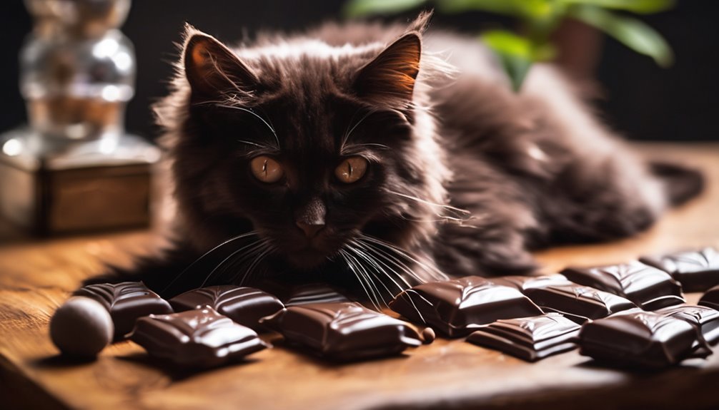 chocolate is toxic to cats