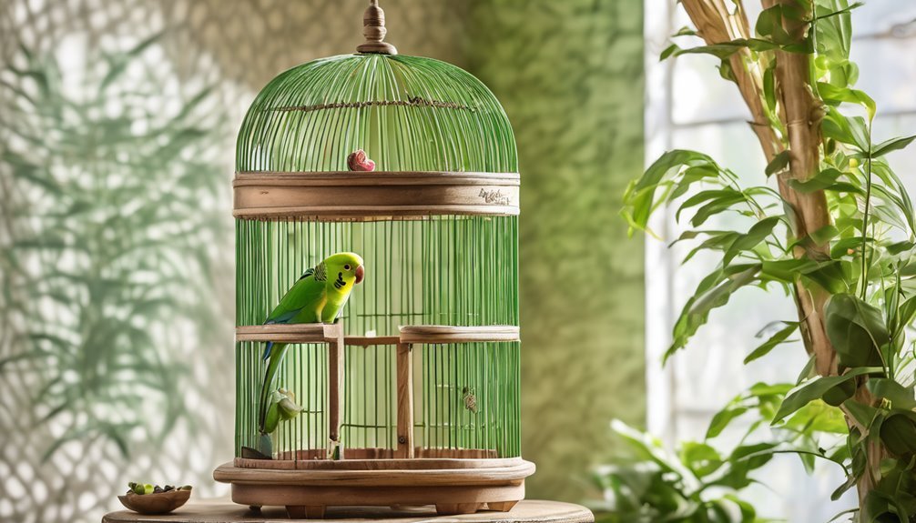 comfortable bird cage perches