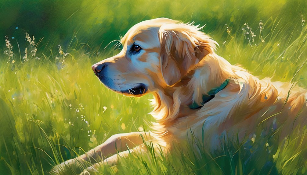 dog eating grass reasons