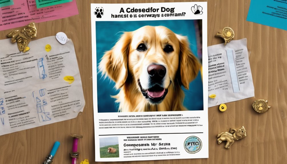 effective lost dog flyers