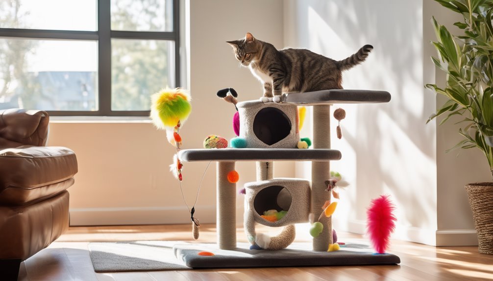 engaging indoor toys for cats