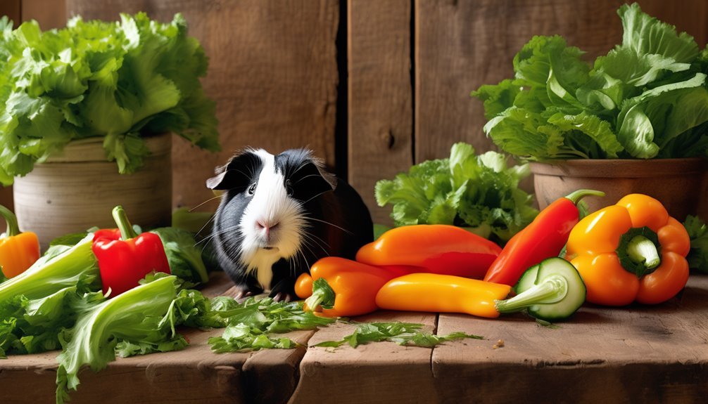 fresh food for guinea pigs