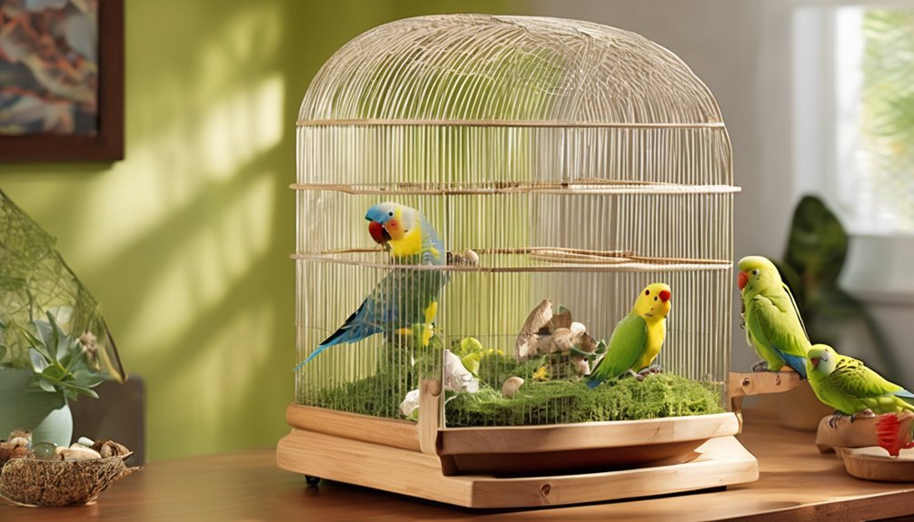 perfect habitat for parakeets