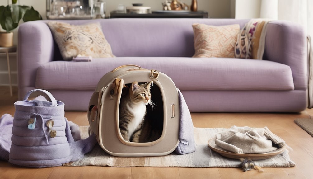 prepare cat for travel