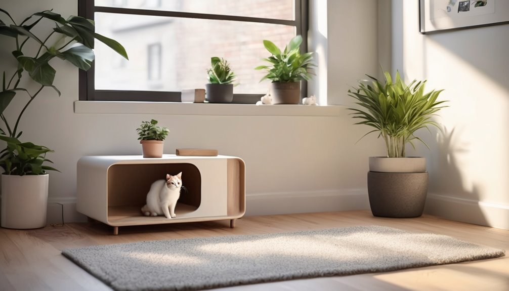 quiet accessible litter box