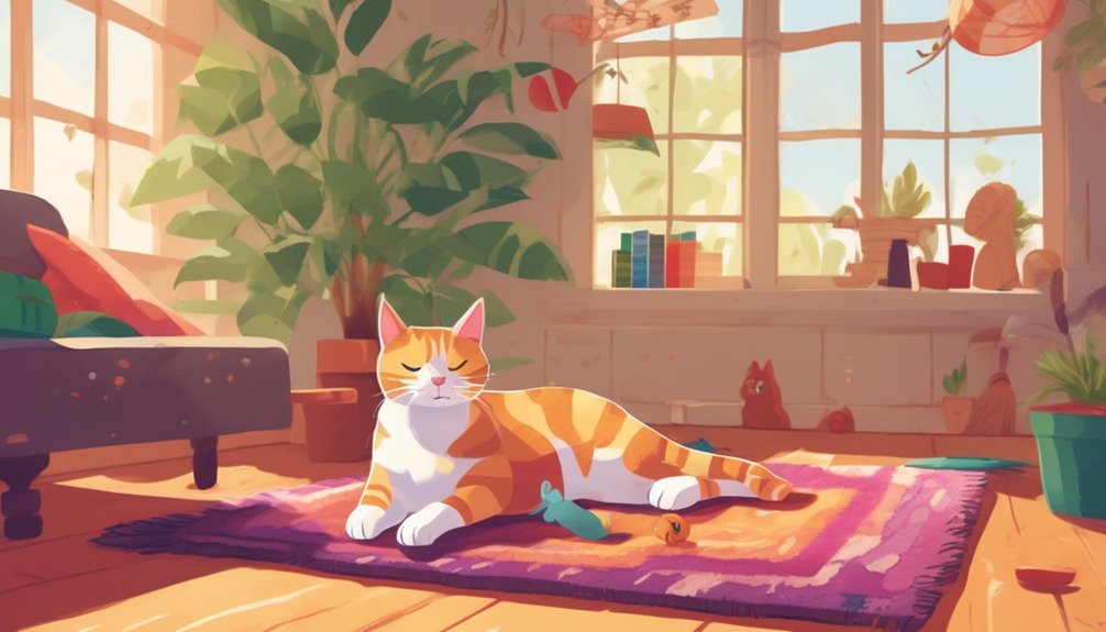 signs of a content cat