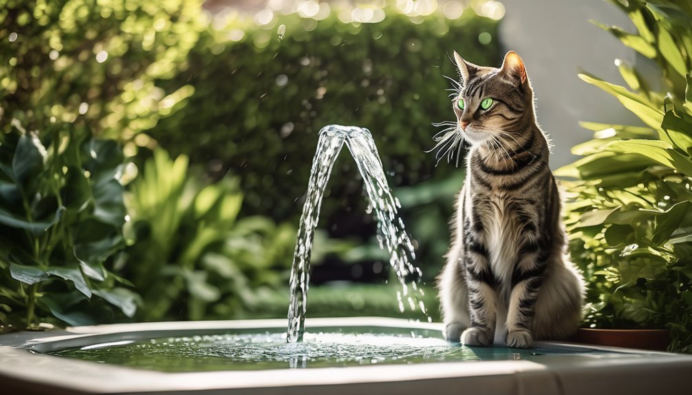 water fountains benefit cats